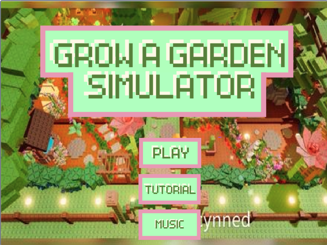 Grow a Garden Simulator, student-made game at Hackingtons